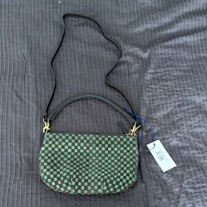 Clare V. Petite Moyen Woven Messenger Bag NWT